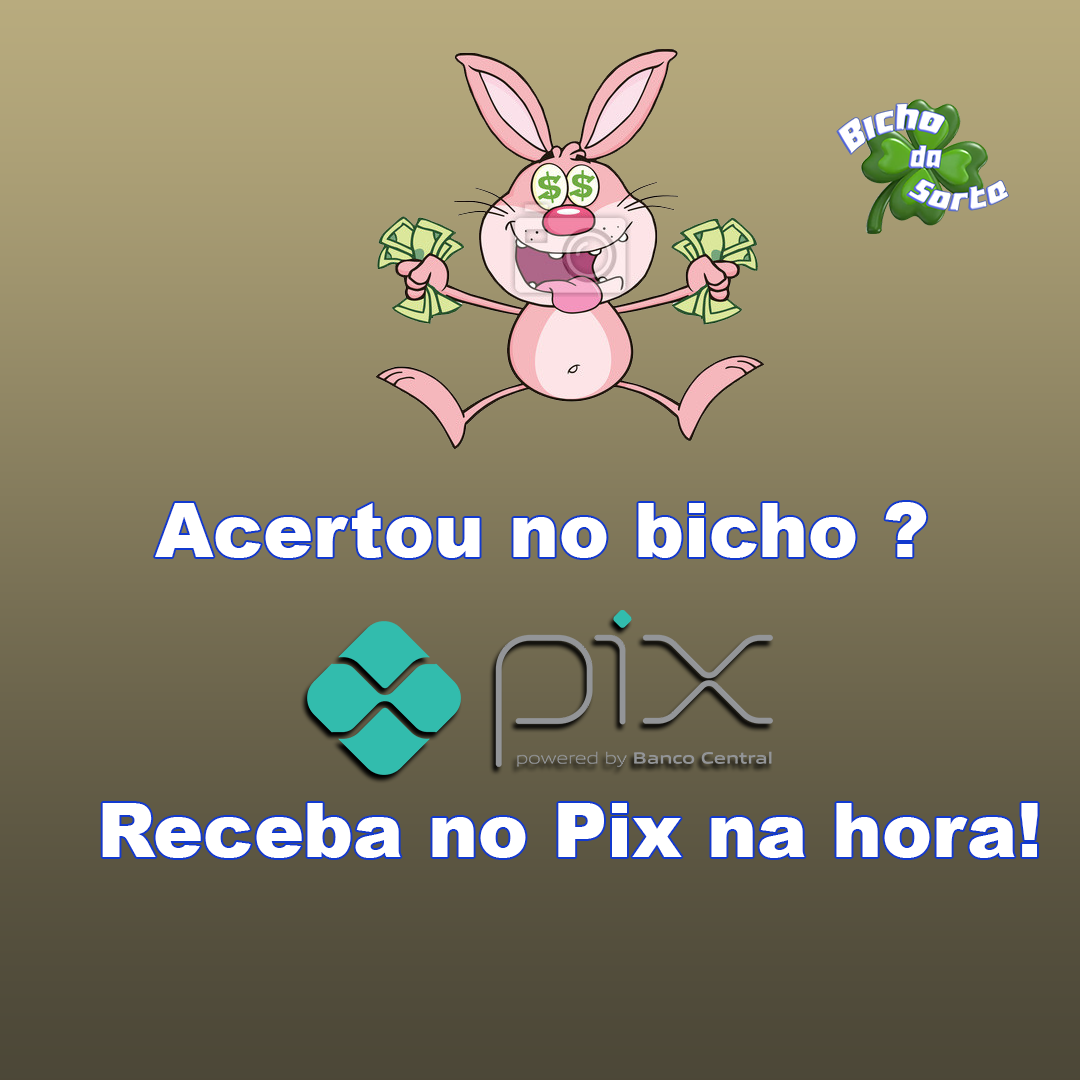 Receba seu prêmio na hora via pix. Pule da Sorte